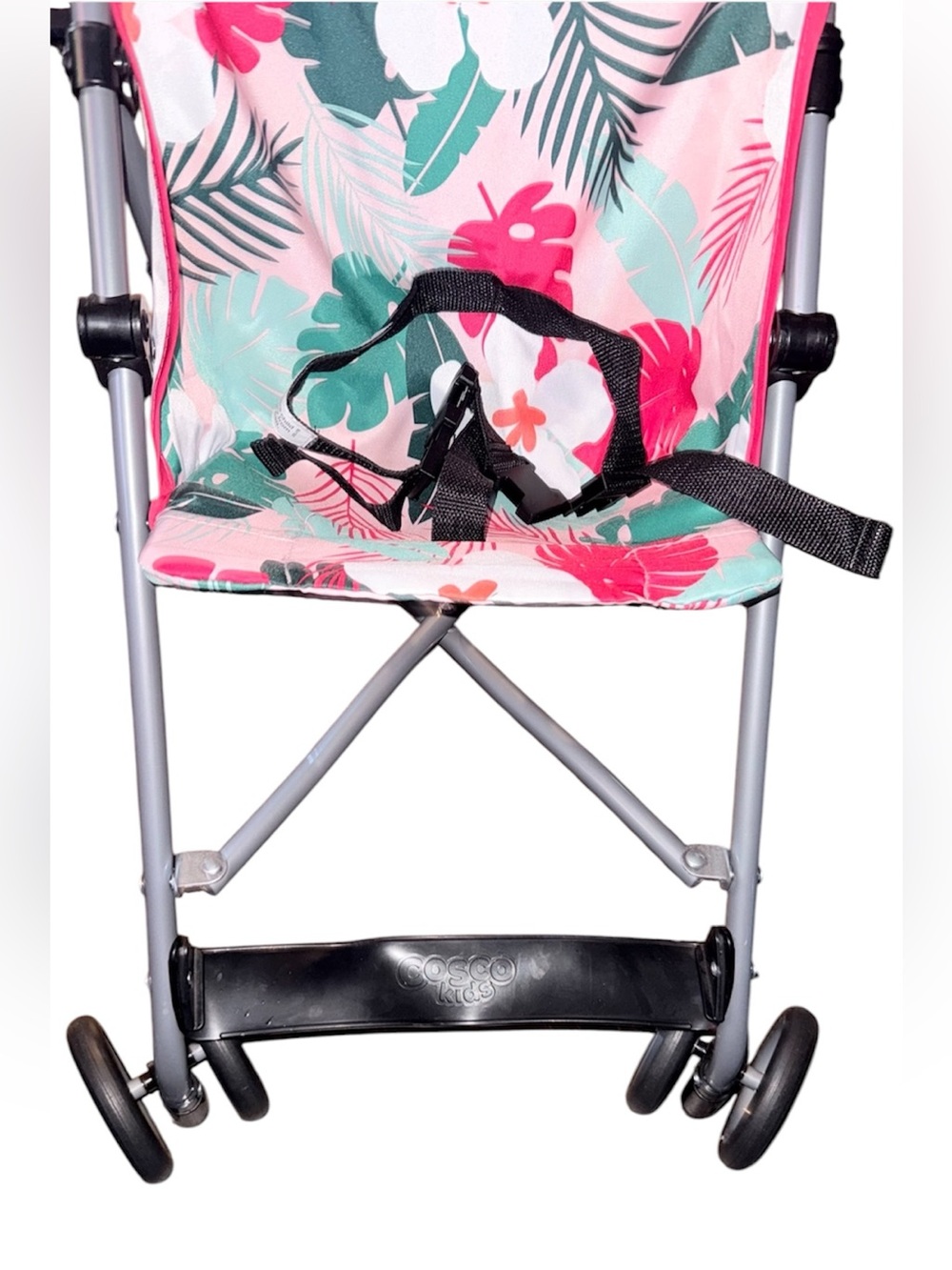 Cosco Tropical Leaf Print Stroller, 2024, Koala, LIKE NEW - Picture 4 of 13